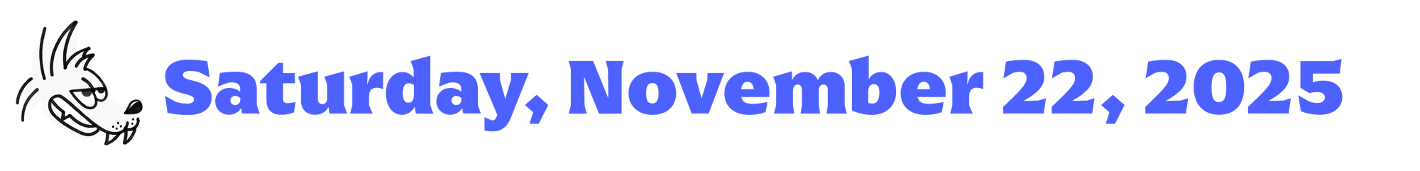 COYOTE Calendar: November 20–November 26