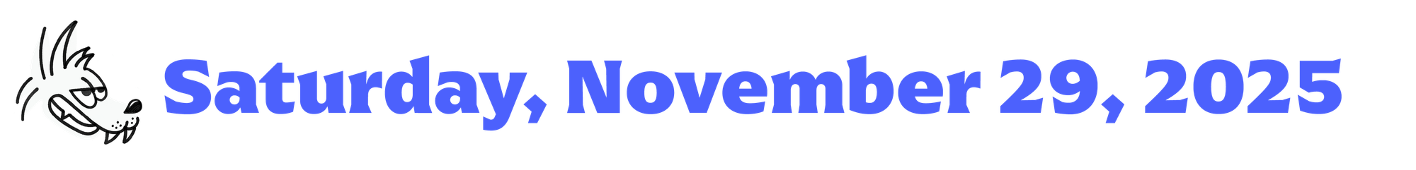 COYOTE Calendar: November 27–December 3