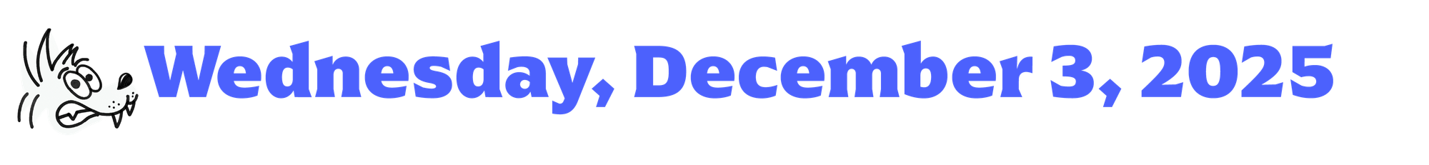 COYOTE Calendar: November 27–December 3