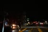 a person crosses a street in darkness during a blackout in San Francisco